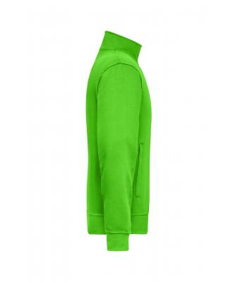 Unisexe Sweat veste de travail Vert-citron 8291