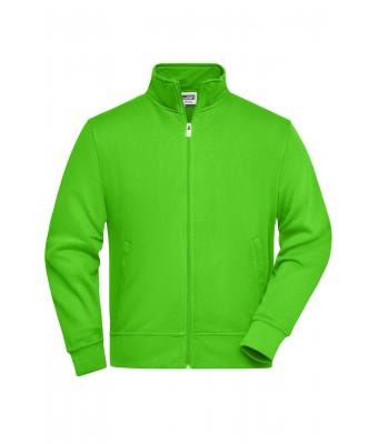 Unisexe Sweat veste de travail Vert-citron 8291