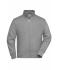 Unisexe Sweat veste de travail Gris-chiné 8291