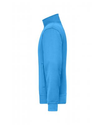 Unisex Workwear Sweat Jacket Aqua 8291