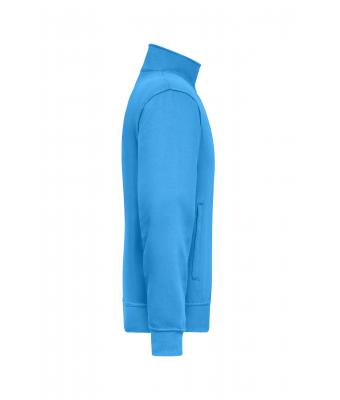 Unisex Workwear Sweat Jacket Aqua 8291
