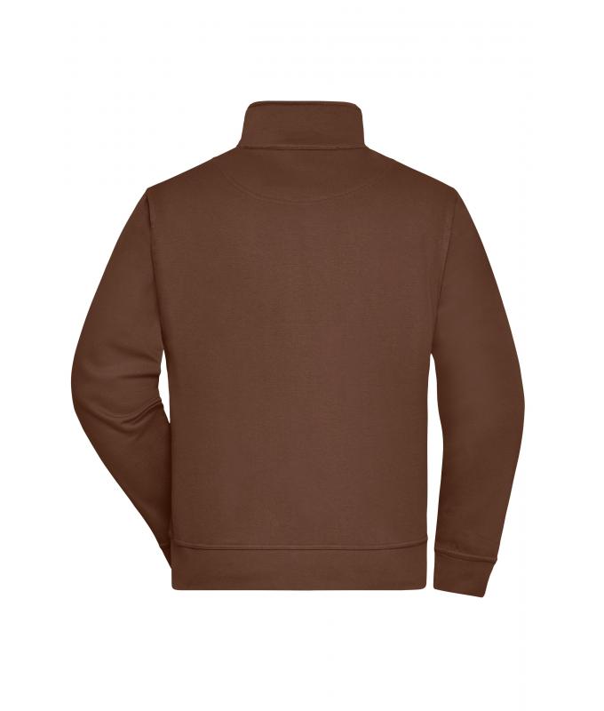 Unisex Workwear Sweat Jacket Brown 8291