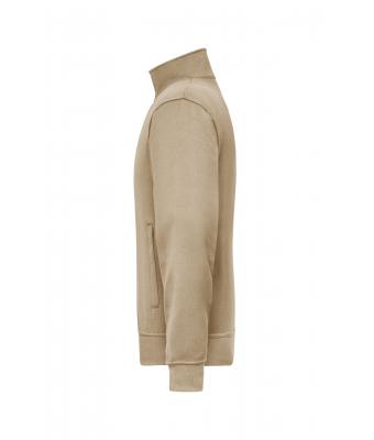 Unisex Workwear Sweat Jacket Stone 8291