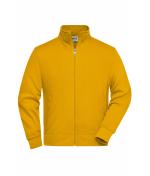 Unisex Workwear Sweat Jacket Gold-yellow 8291