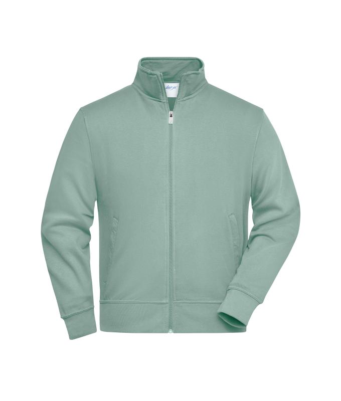 Unisex Workwear Sweat Jacket Foggy-green 8291