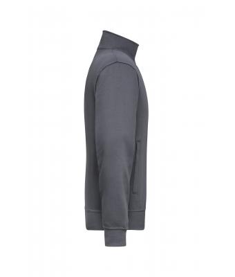 Unisex Workwear Sweat Jacket Carbon 8291