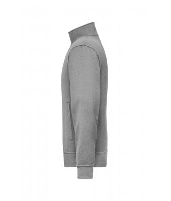 Unisex Workwear Sweat Jacket Heather-grijs 8291