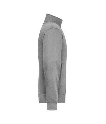 Unisex Workwear Sweat Jacket Heather-grijs 8291