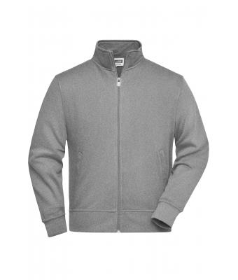 Unisex Workwear Sweat Jacket Heather-grijs 8291