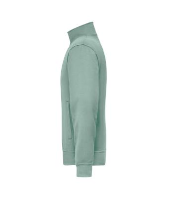 Unisex Workwear Sweat Jacket Mistig-groen 8291