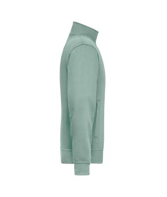 Unisex Workwear Sweat Jacket Foggy-green 8291
