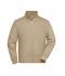 Unisex Workwear Sweat Jacket Stone 8291