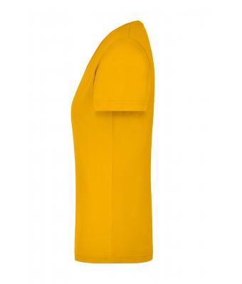 Femme T-shirt de travail femme Jaune-d'or 8310