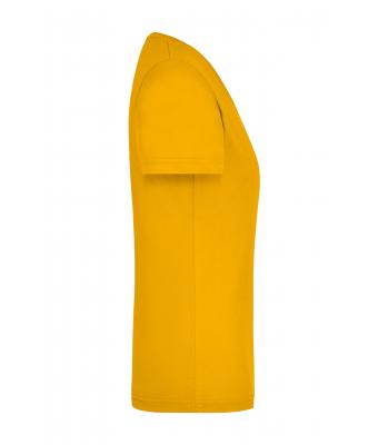 Femme T-shirt de travail femme Jaune-d'or 8310