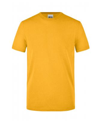 Homme T-shirt de travail homme Jaune-d'or 8311