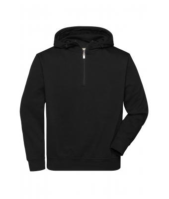 Unisex BIO Workwear Half-Zip Hoody   OCS Blended Black 10447
