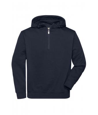 Unisex BIO Workwear Half-Zip Hoody   OCS Blended Navy 10447