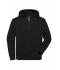 Unisex BIO Workwear-Half Zip Hoody Black 10447