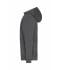 Unisex BIO Workwear-Half Zip Hoody Dark-melange 10447