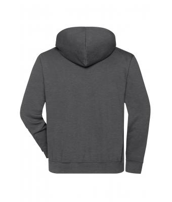 Unisex ORGANIC Workwear Half-Zip Hoody   OCS Blended & RCS Dark-melange 10447