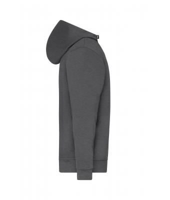 Unisexe Vêtements de travail bio demi-zippés   OCS Blended Mélange-foncé 10447