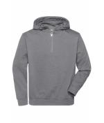 Unisex Workwear Half-Zip Hoody OCS Blended & RCS Light-melange 10447