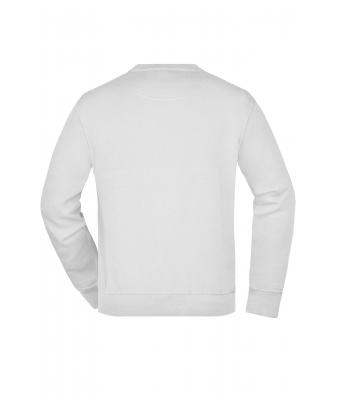 Unisexe Sweat-shirt de travail Blanc 8312