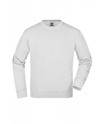 Unisexe Sweat-shirt de travail Blanc 8312