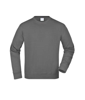 Unisexe Sweat-shirt de travail Gris-foncé 8312