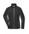Dames Ladies' Workwear Fleece Jacket - STRONG - Zwart/carbon 8313