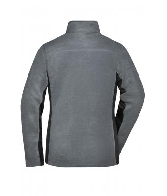 Dames Ladies' Workwear Fleece Jacket - STRONG - Carbon/zwart 8313