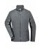 Dames Ladies' Workwear Fleece Jacket - STRONG - Carbon/zwart 8313