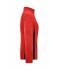 Dames Ladies' Workwear Fleece Jacket - STRONG - Rood/zwart 8313