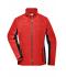 Femme Veste polaire de travail femme - STRONG - Rouge/noir 8313