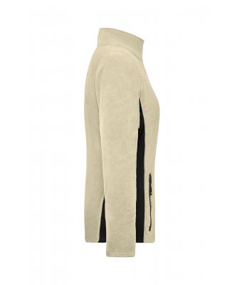 Femme Veste polaire de travail femme - STRONG - Pierre/noir 8313