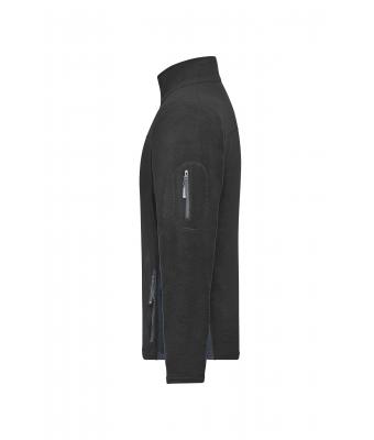 Men Men's Workwear Fleece Jacket - STRONG - Black/carbon 8314