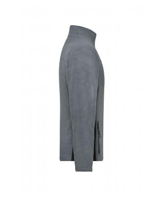 Herren Men's Workwear Fleece Jacket - STRONG - Carbon/black 8314