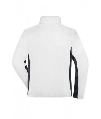 Men Men's Workwear Fleece Jacket - STRONG - White/carbon 8314