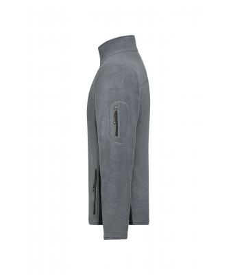 Heren Men's Workwear Fleece Jacket - STRONG - Carbon/zwart 8314