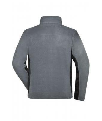 Heren Men's Workwear Fleece Jacket - STRONG - Carbon/zwart 8314
