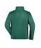 Heren Men's Workwear Fleece Jacket - STRONG - Donkergroen/zwart 8314