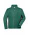 Heren Men's Workwear Fleece Jacket - STRONG - Donkergroen/zwart 8314