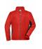 Heren Men's Workwear Fleece Jacket - STRONG - Rood/zwart 8314