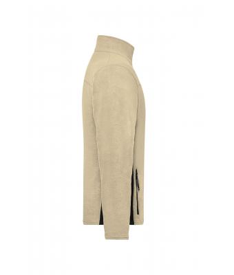 Heren Men's Workwear Fleece Jacket - STRONG - Steen/zwart 8314