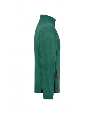 Homme Veste polaire de travail homme - STRONG - Vert-foncé/noir 8314