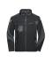 Unisex Workwear Softshell Jacket - STRONG - Zwart/carbon 8308
