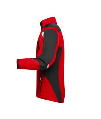 Unisex Workwear Softshell Jacket - STRONG - Rood/zwart 8308