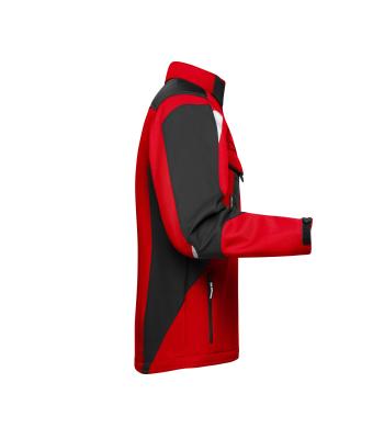 Unisex Workwear Softshell Jacket - STRONG - Rood/zwart 8308