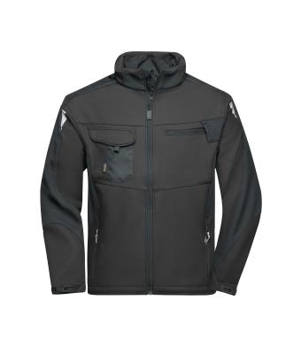 Unisexe Workwear veste softshell - STRONG - Noir/noir 8308
