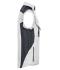 Unisexe Workwear gilet softshell - STRONG - Blanc/carbone 8309